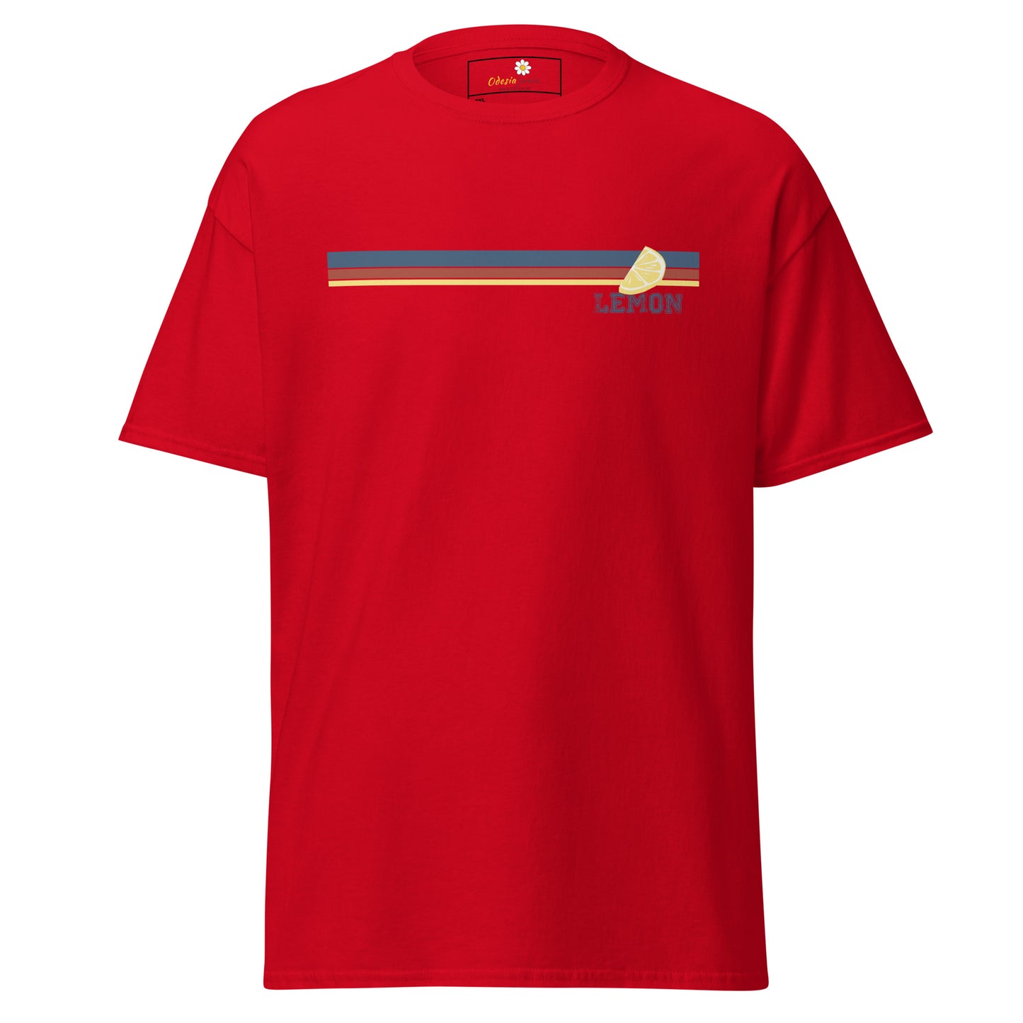 Unisex classic t-shirt - MISC LEMON LINES - BIG