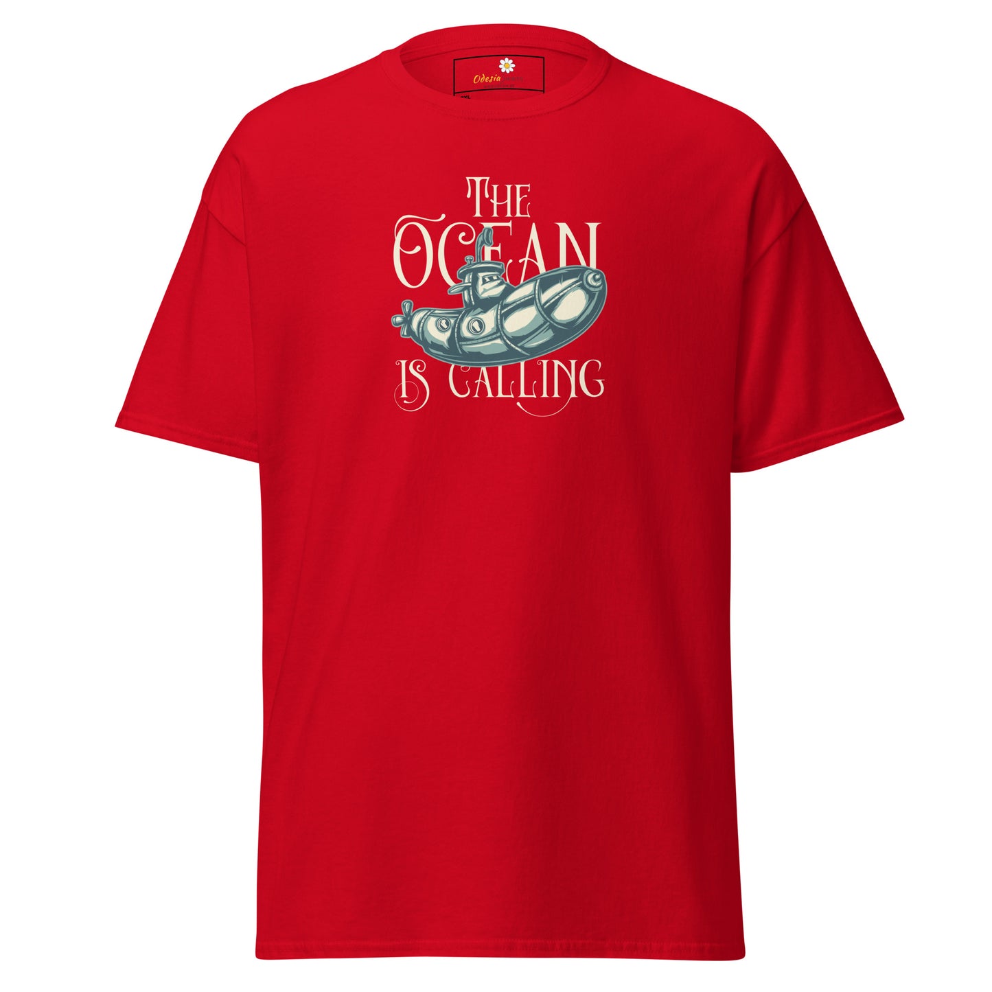 Unisex classic t-shirt - ADVENTURE THE OCEAN IS CALLING - BIG