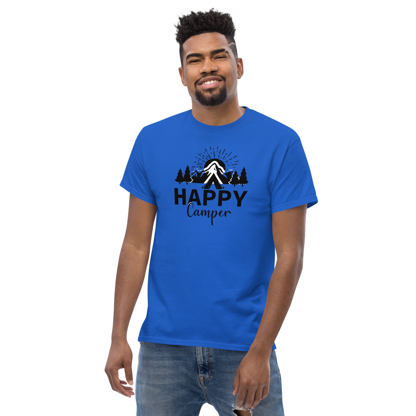 Unisex classic t-shirt - ADVENTURE HAPPY MOUNTAIN - BIG
