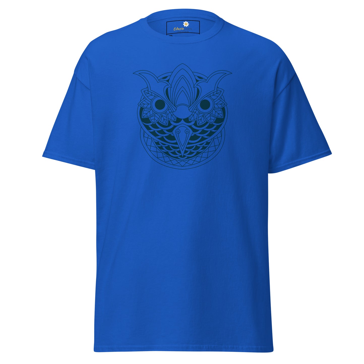 T-shirt classique pour homme - WILDLIFE OWL ABSTRACT - BIG
