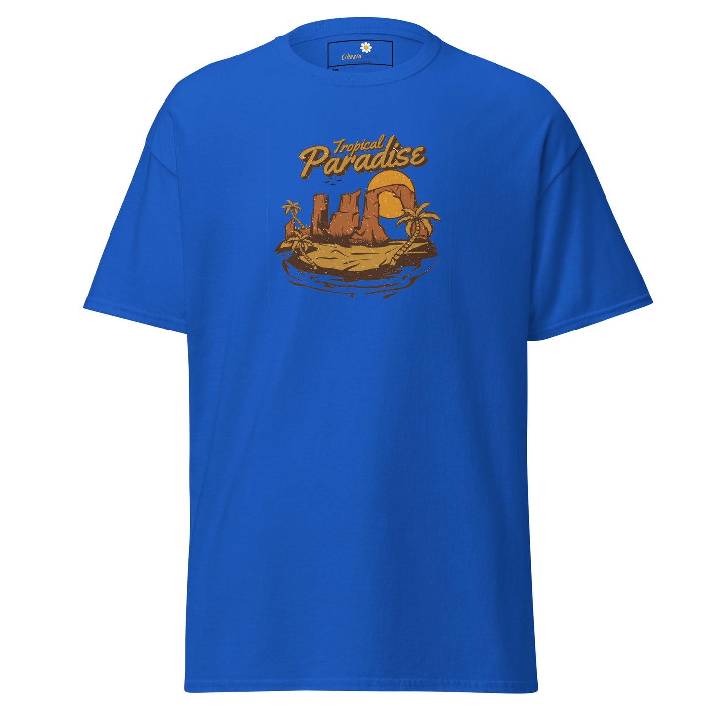 T-shirt classique homme - SUMMER TROPICAL PARADISE - BIG
