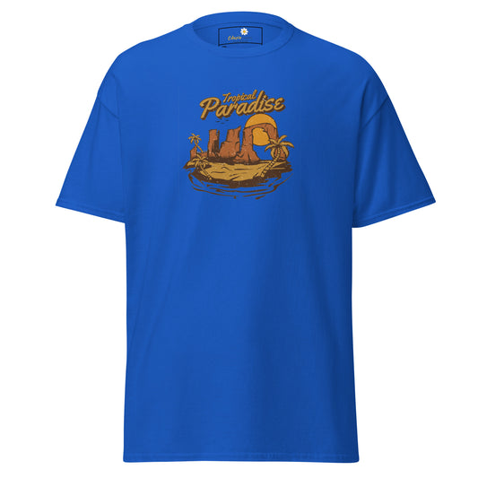 T-shirt classique homme - SUMMER TROPICAL PARADISE - BIG