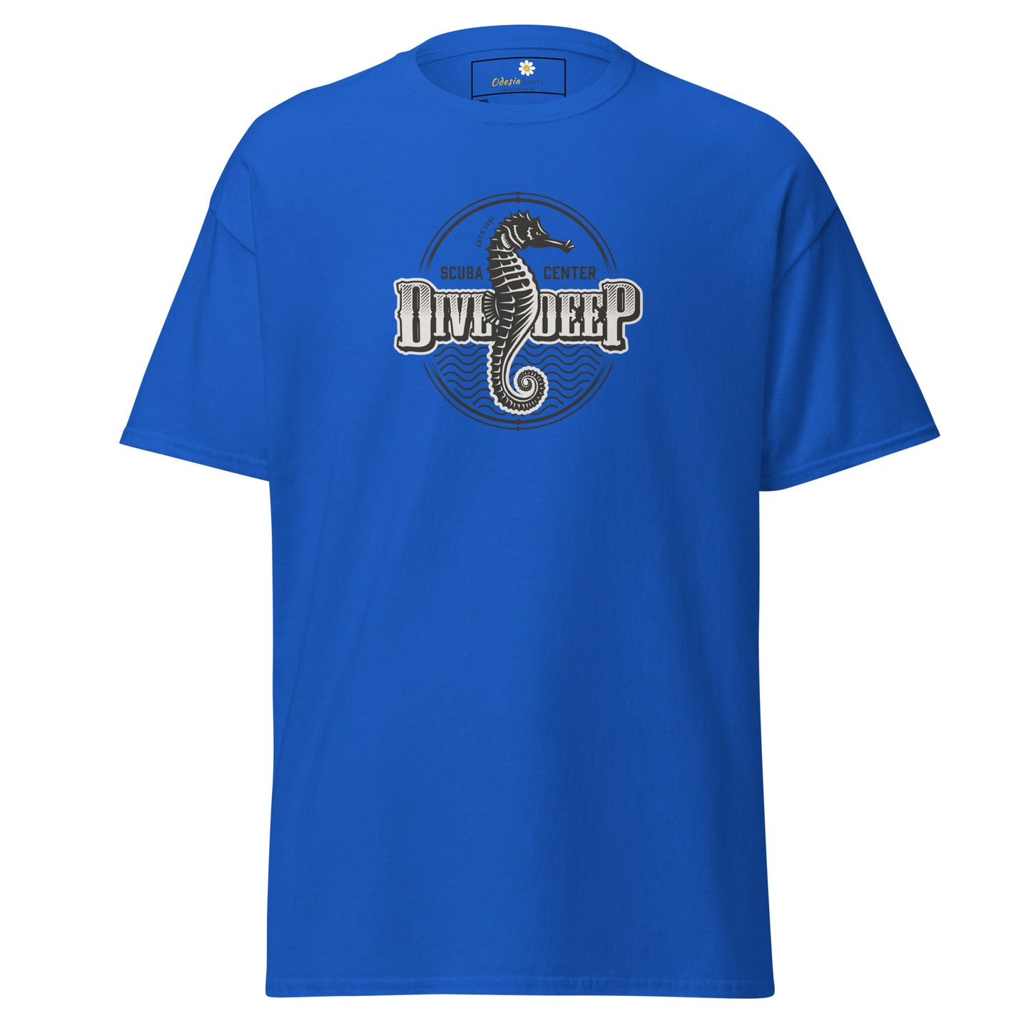 Unisex classic t-shirt - SPORT DIVE DEEP - BIG