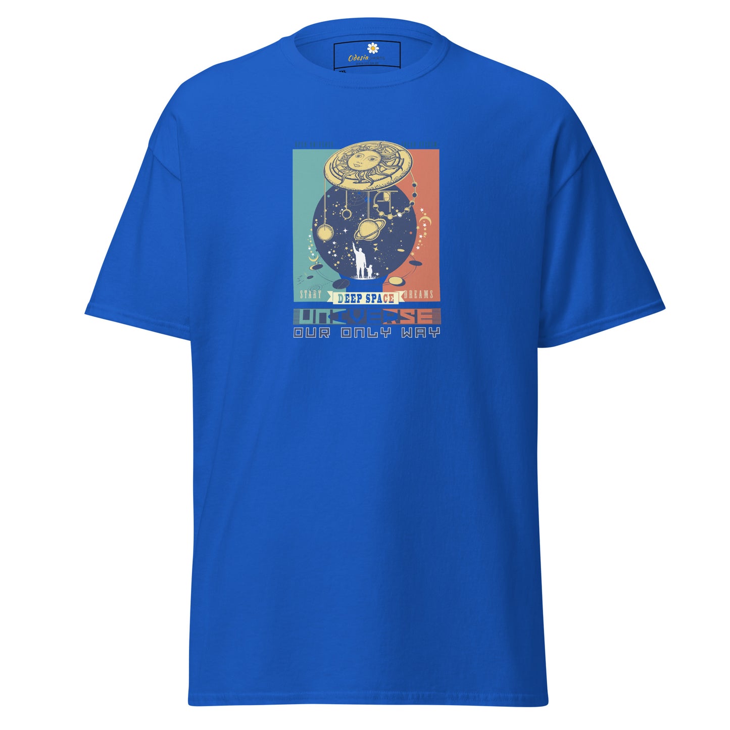 Unisex classic t-shirt - ADVENTURE UNIVERSE OUR ONLY WAY - BIG