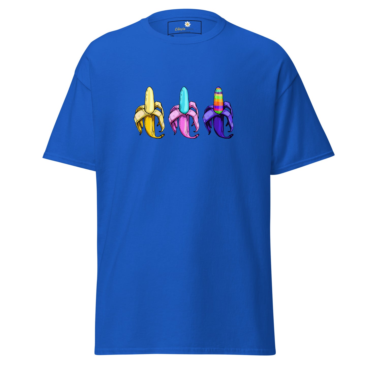 Unisex classic t-shirt - AMAZING THREE BANANAS - BIG