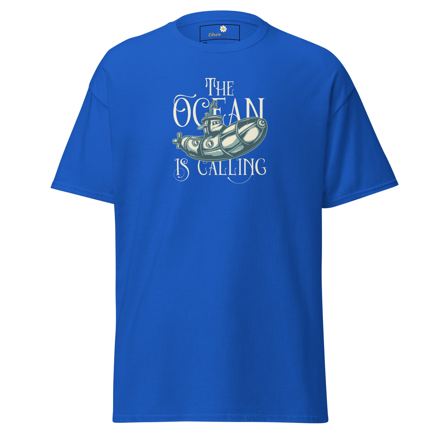 Unisex classic t-shirt - ADVENTURE THE OCEAN IS CALLING - BIG