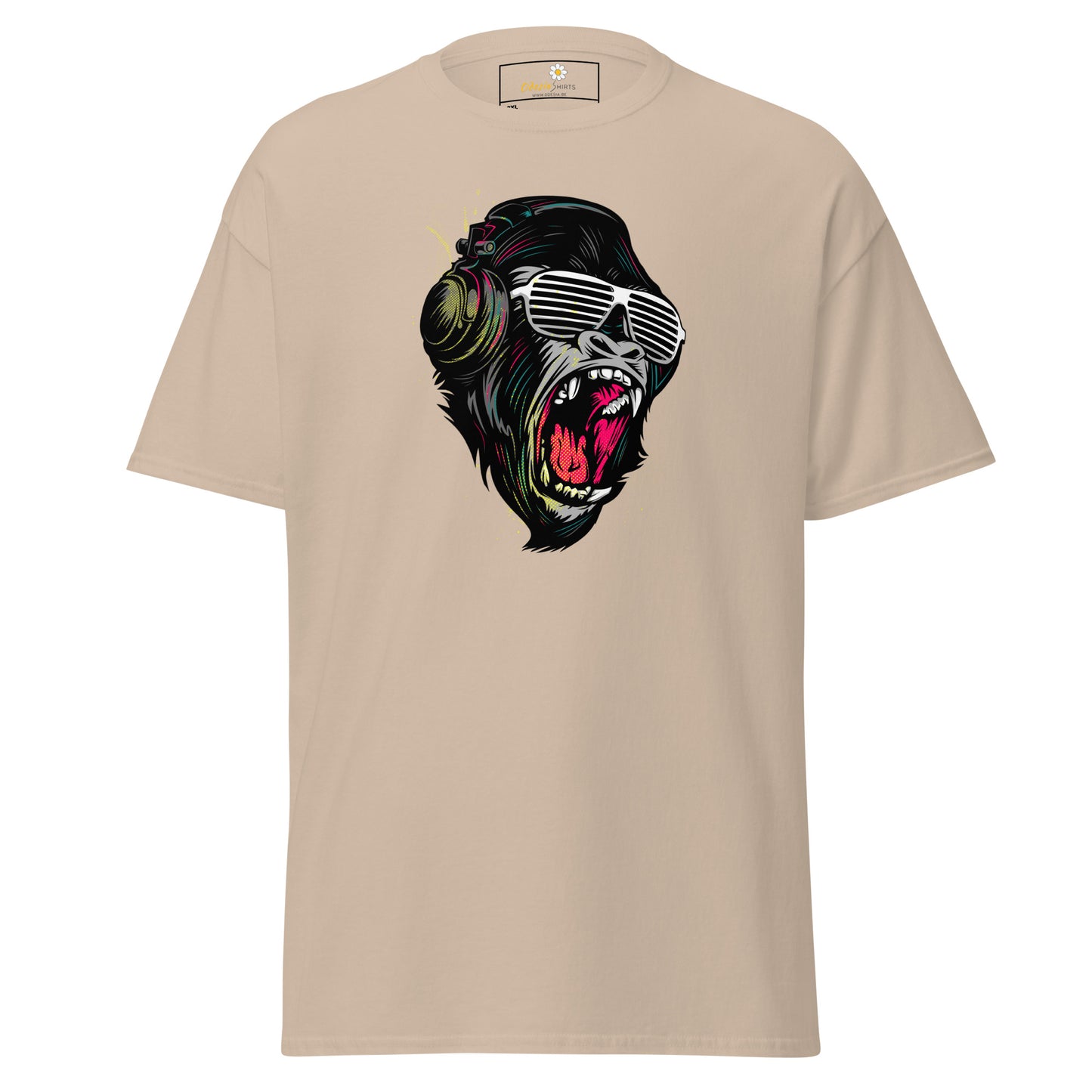 T-shirt classique pour homme - WILDLIFE GORILLA SCREAM - BIG