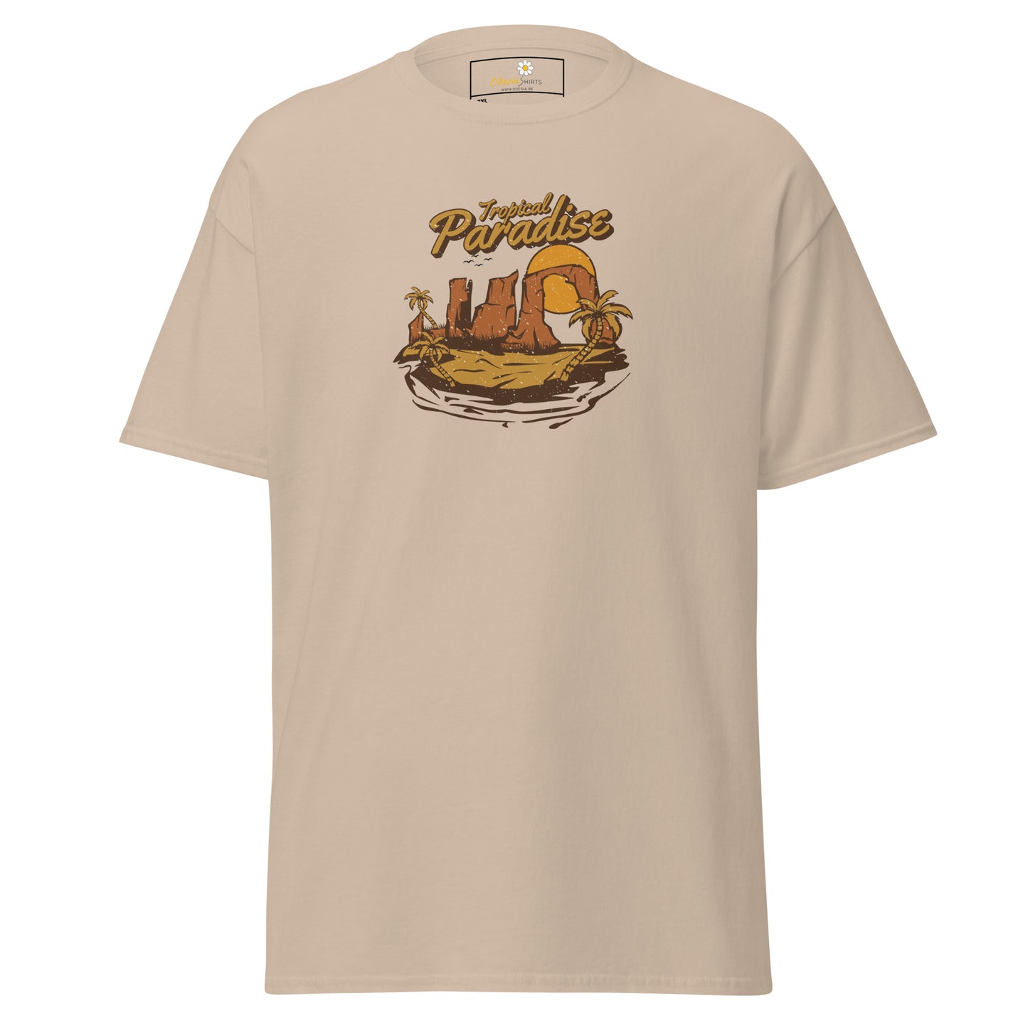 T-shirt classique homme - SUMMER TROPICAL PARADISE - BIG