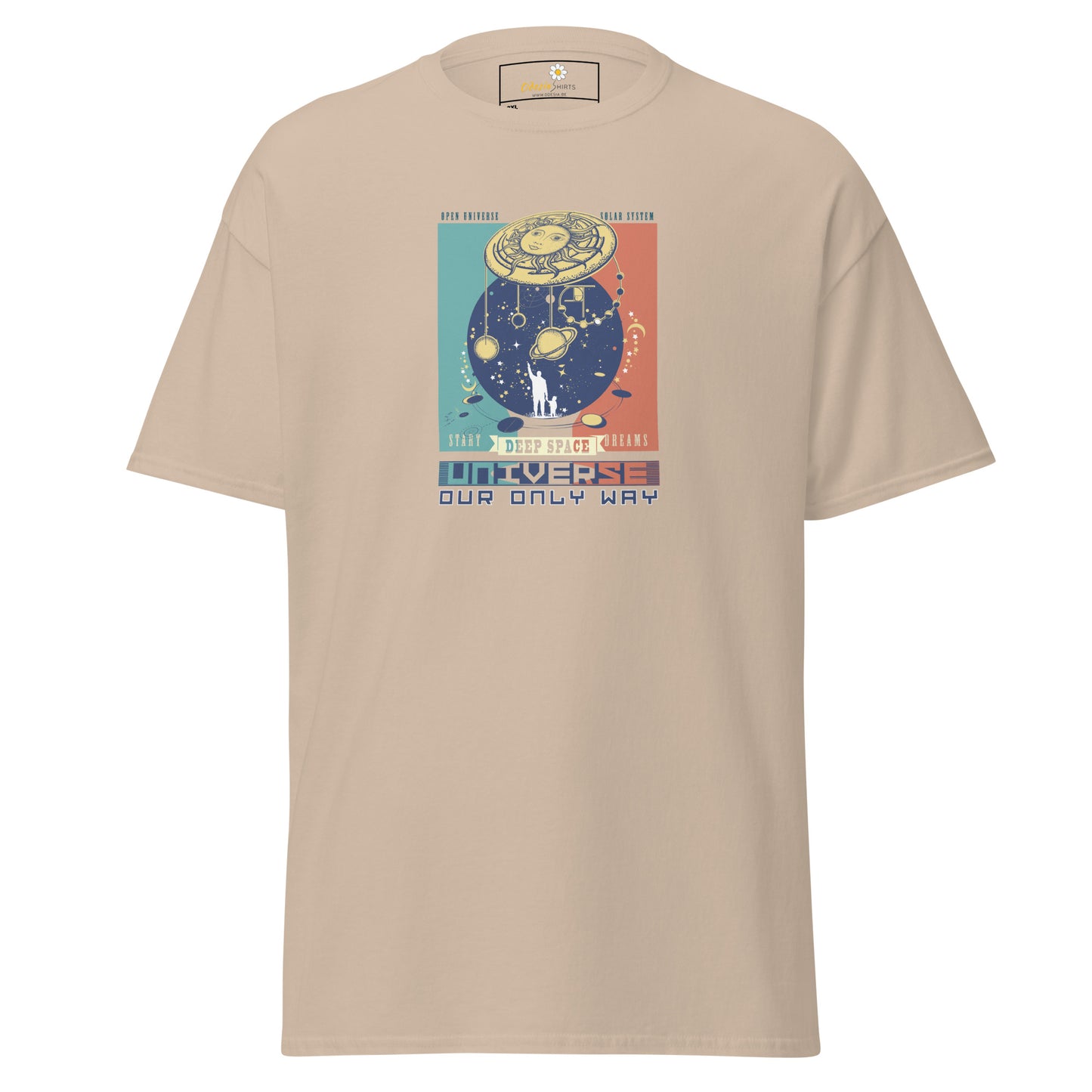 Unisex classic t-shirt - ADVENTURE UNIVERSE OUR ONLY WAY - BIG