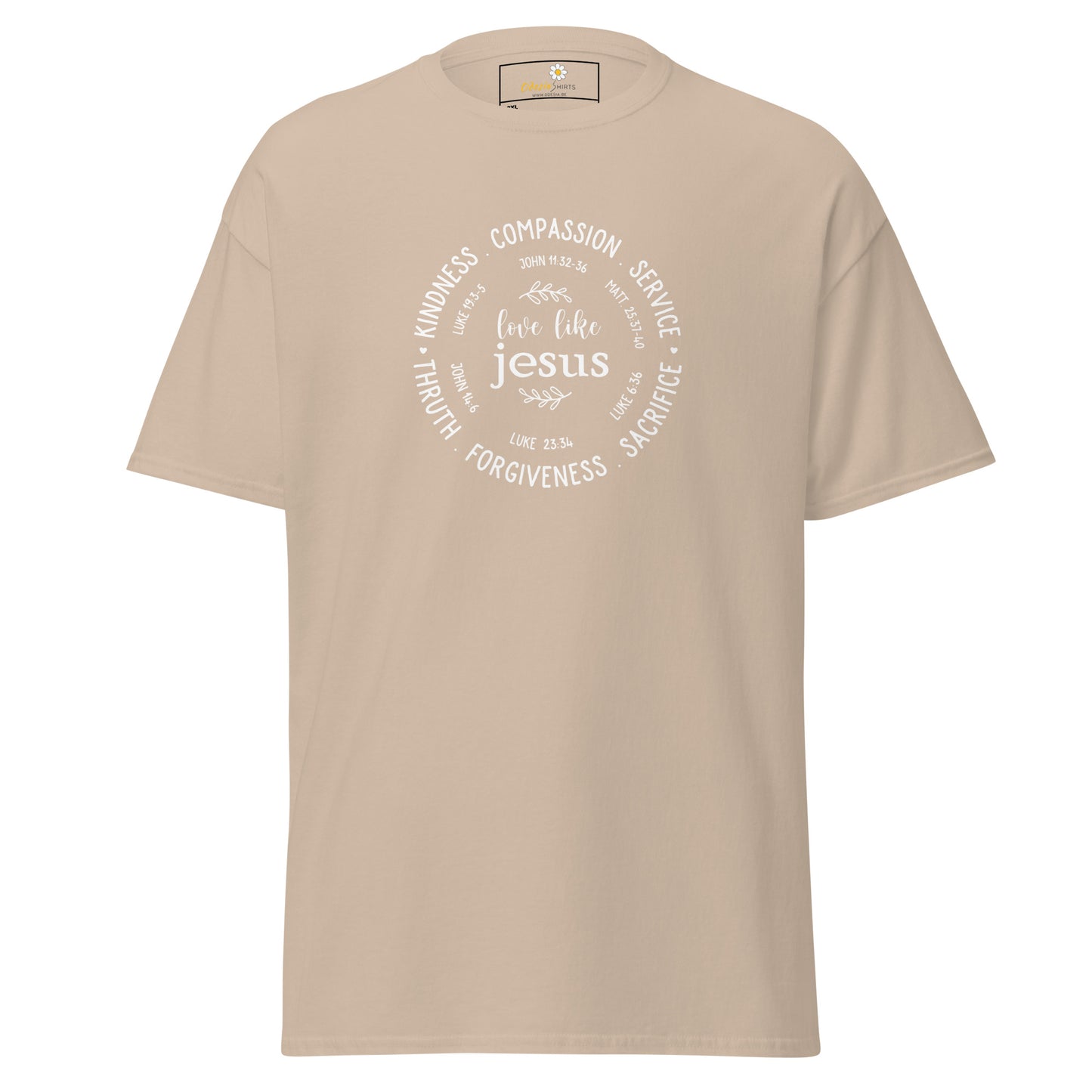 Unisex classic t-shirt - SPIRITUAL LOVE LIKE JESUS - BIG