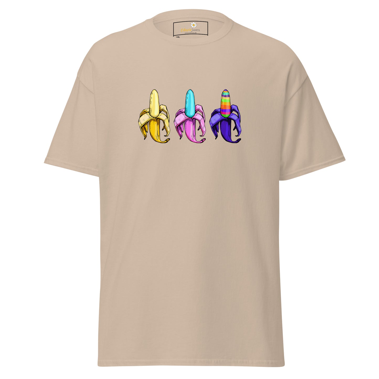 Unisex classic t-shirt - AMAZING THREE BANANAS - BIG