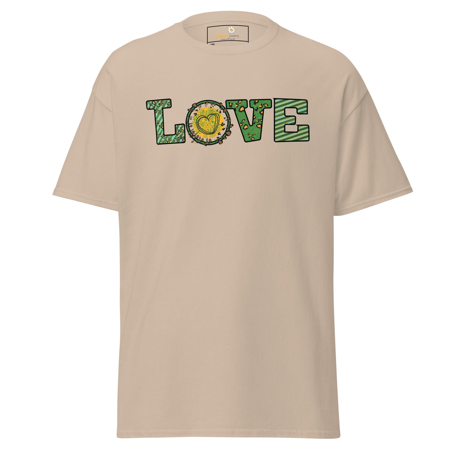 Unisex classic t-shirt - TEXT LOVE - BIG
