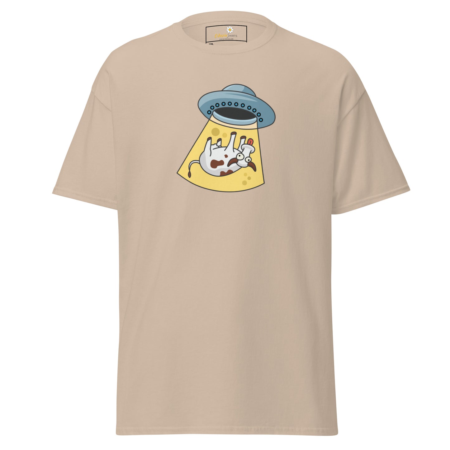 Unisex classic t-shirt - ALIEN SPACE COW - BIG