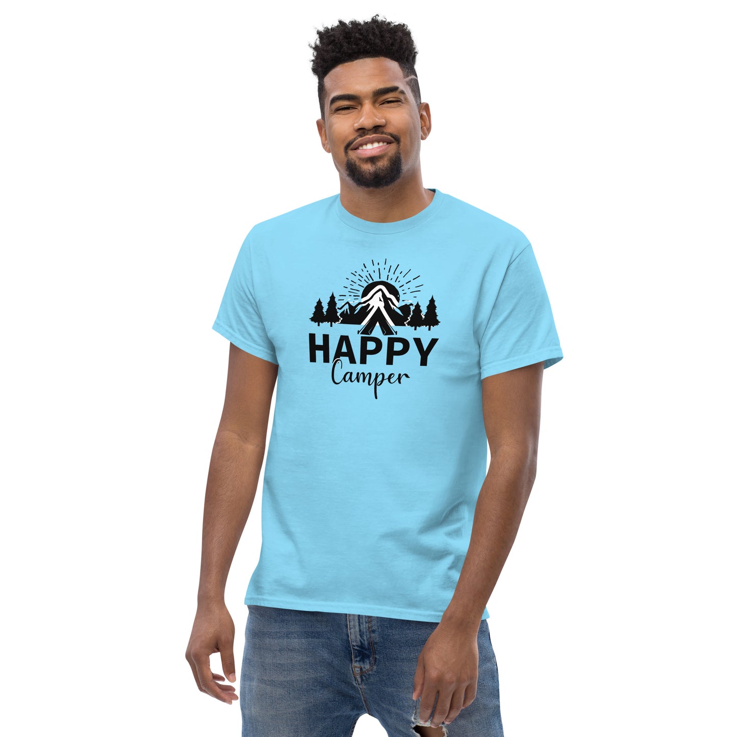 Unisex classic t-shirt - ADVENTURE HAPPY MOUNTAIN - BIG