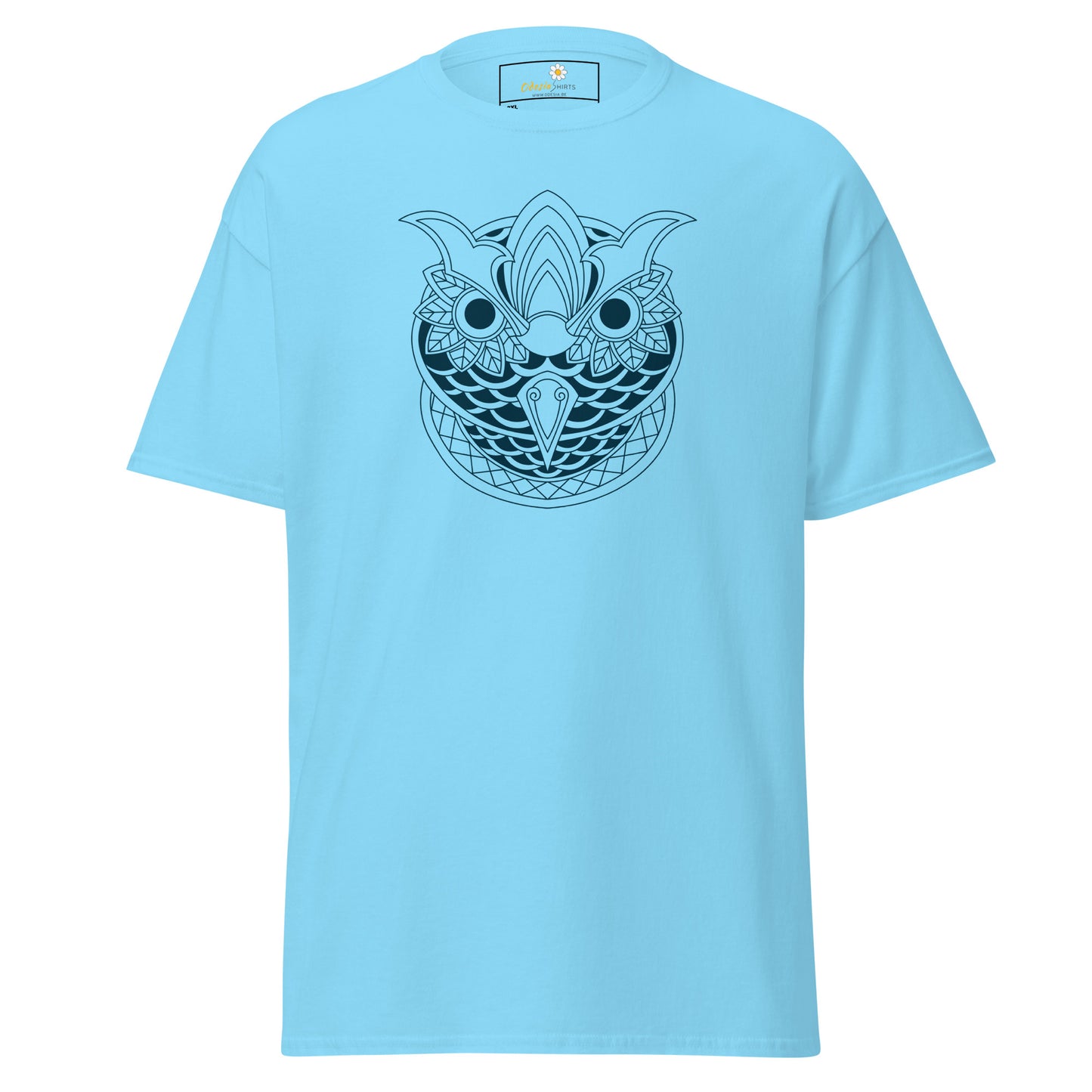 T-shirt classique pour homme - WILDLIFE OWL ABSTRACT - BIG