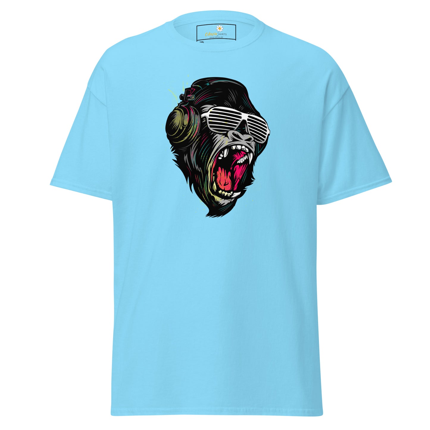 T-shirt classique pour homme - WILDLIFE GORILLA SCREAM - BIG