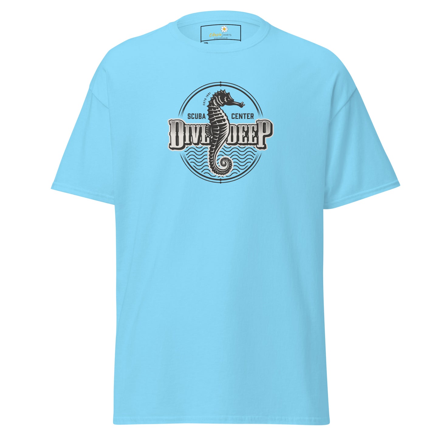 Unisex classic t-shirt - SPORT DIVE DEEP - BIG