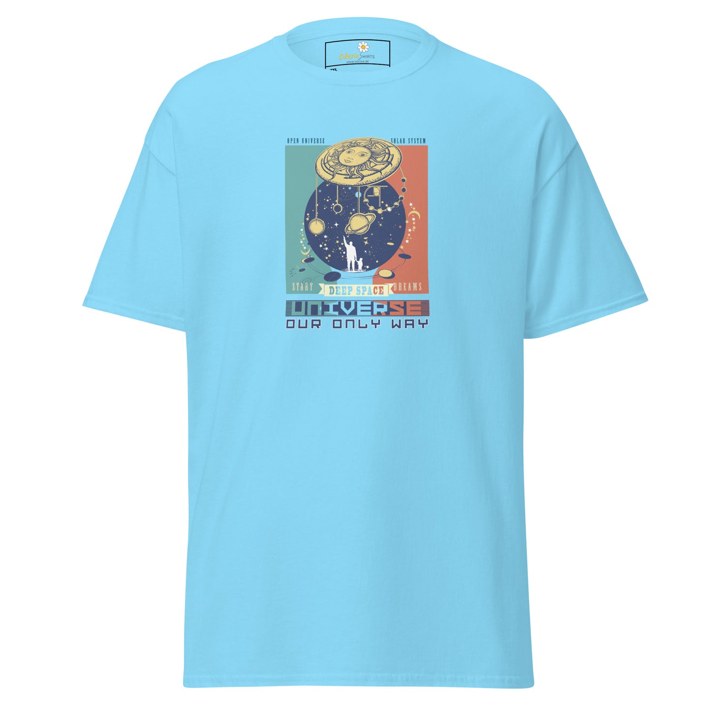 Unisex classic t-shirt - ADVENTURE UNIVERSE OUR ONLY WAY - BIG