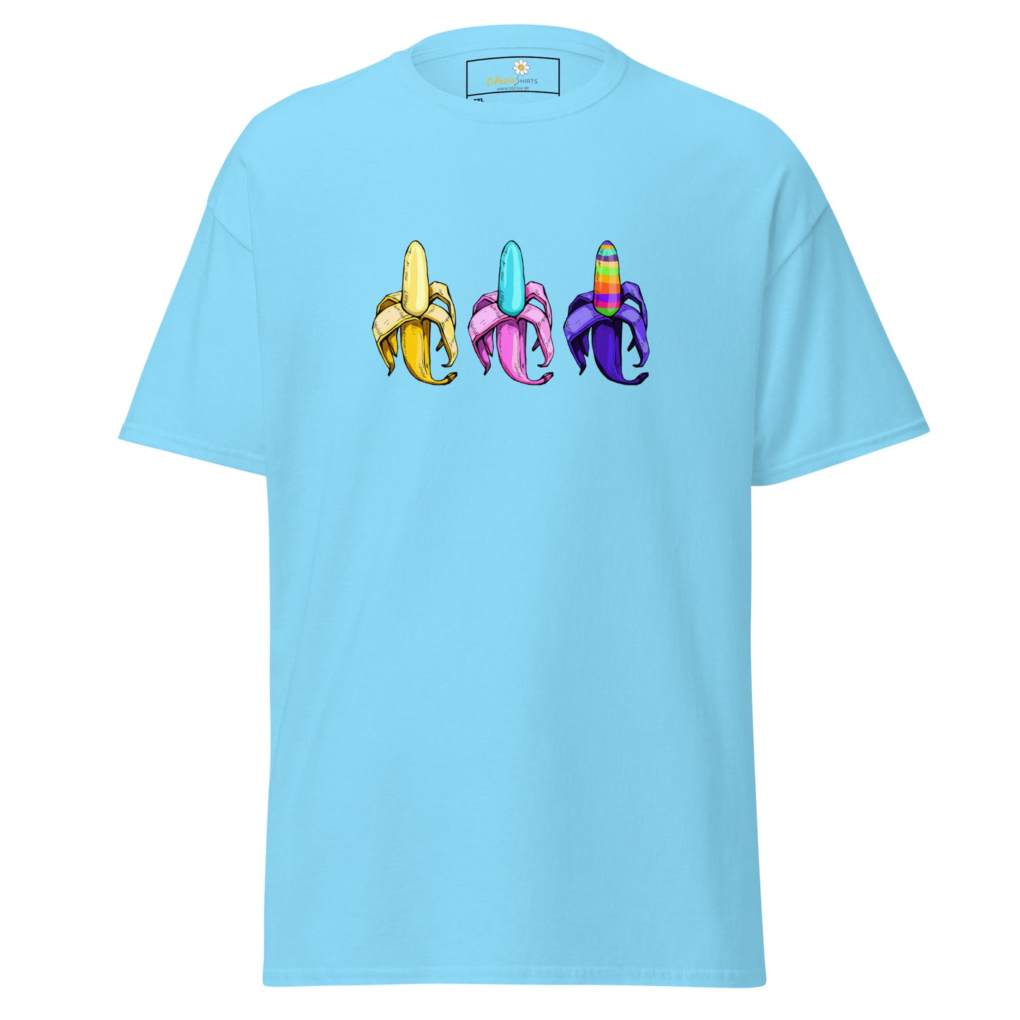 Unisex classic t-shirt - AMAZING THREE BANANAS - BIG