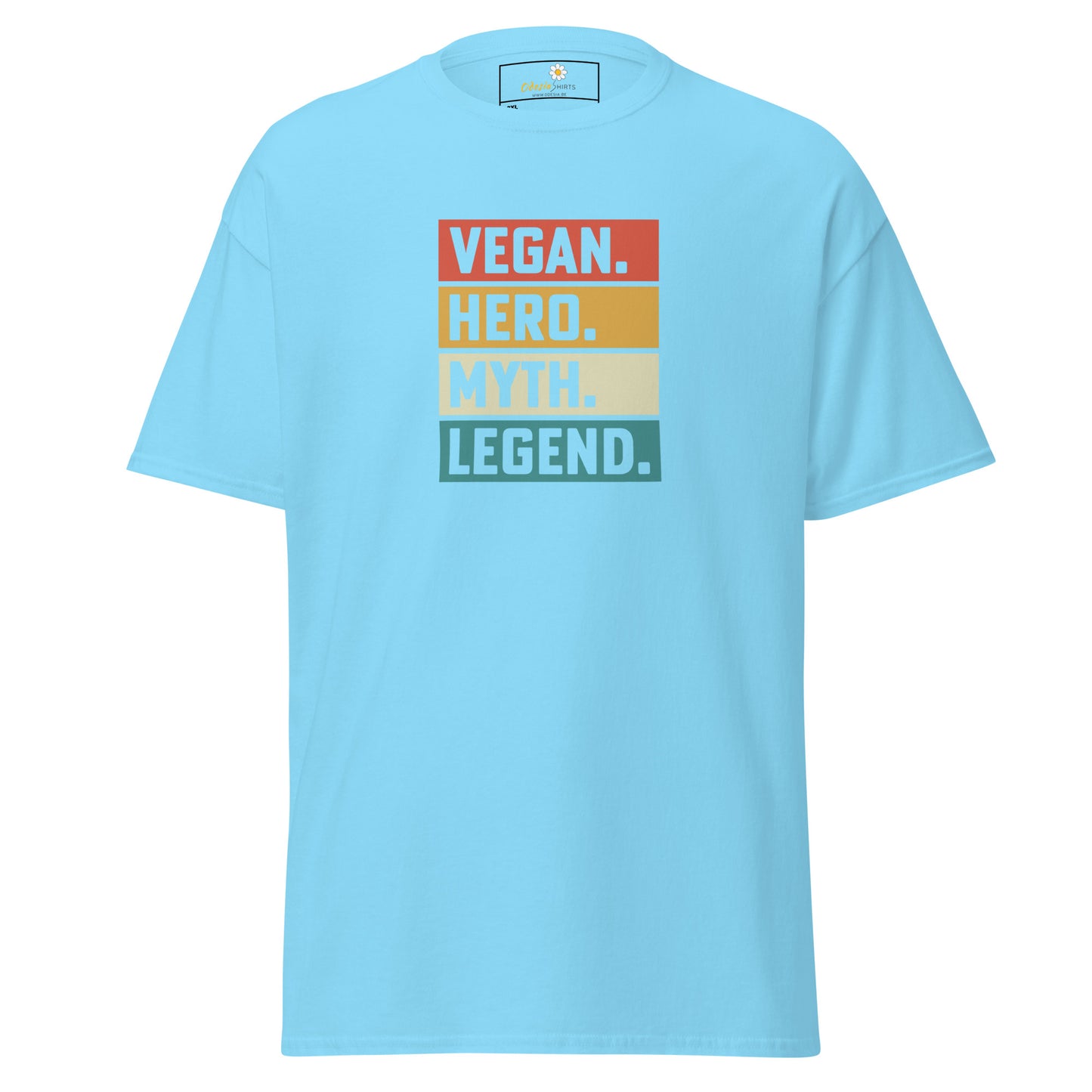 T-shirt classique unisexe - ECOVEG VEGAN HERO LEGEND - GRAND