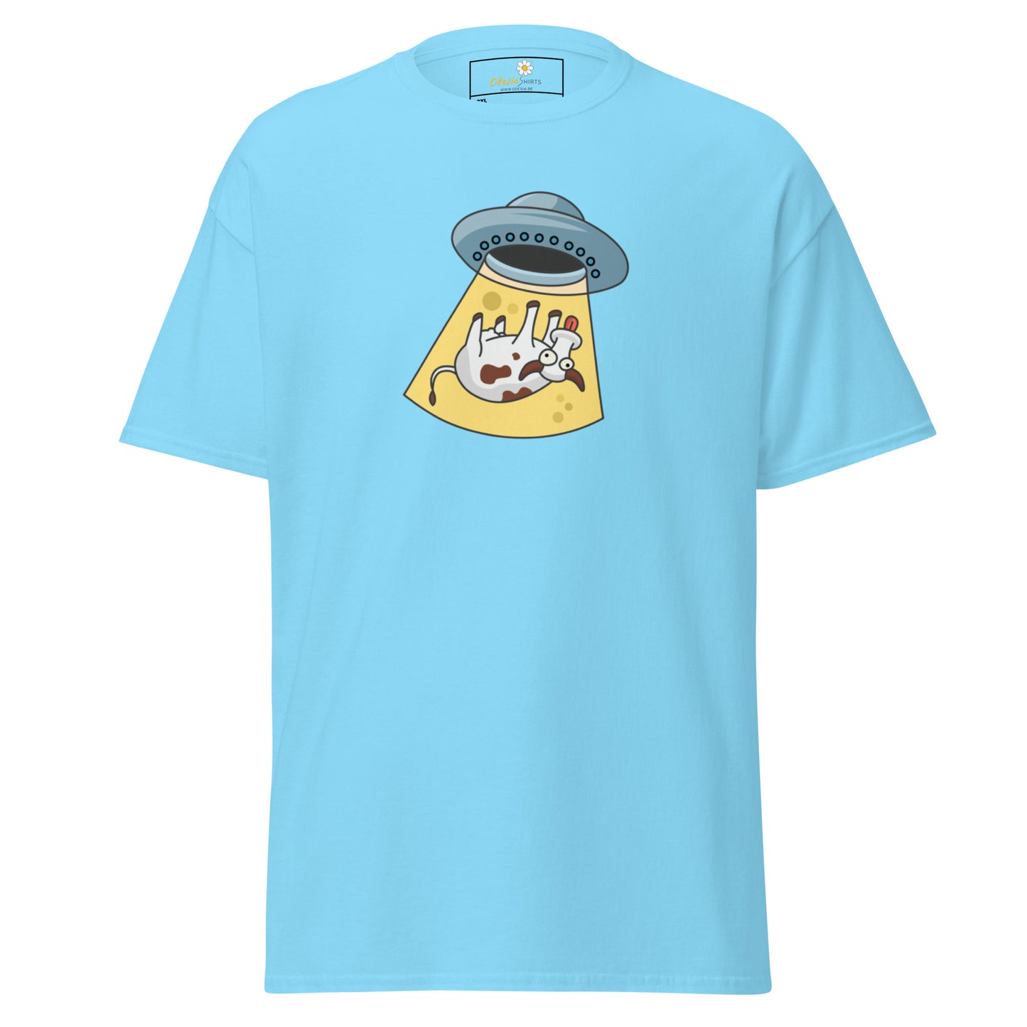 Unisex classic t-shirt - ALIEN SPACE COW - BIG