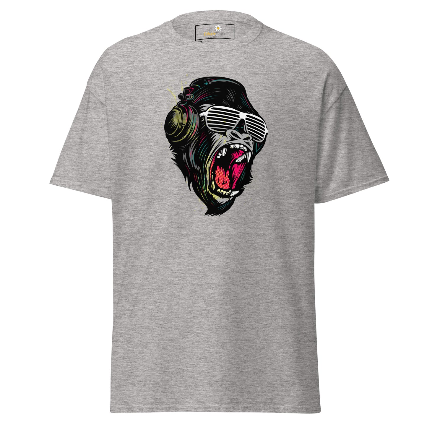 T-shirt classique pour homme - WILDLIFE GORILLA SCREAM - BIG