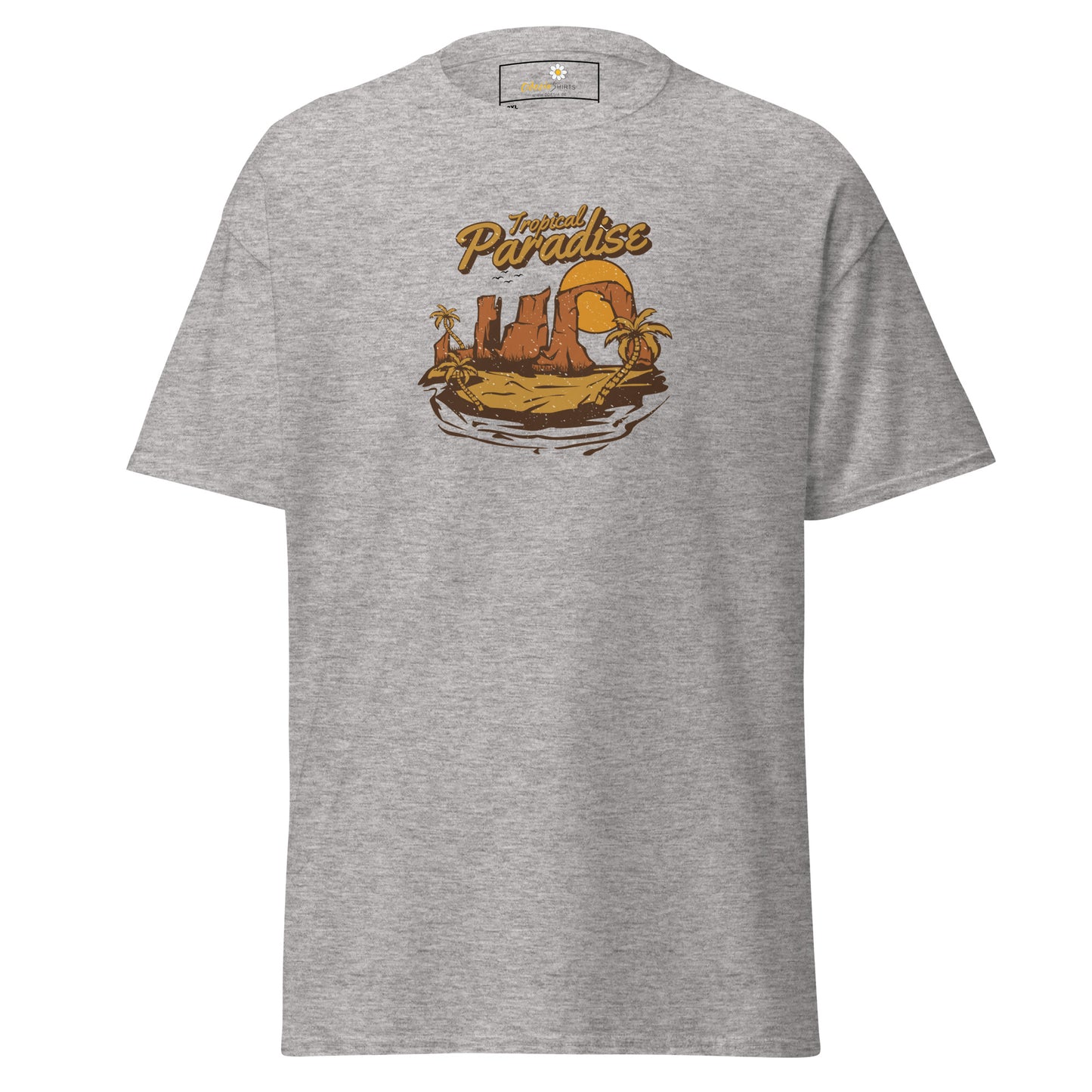 T-shirt classique homme - SUMMER TROPICAL PARADISE - BIG