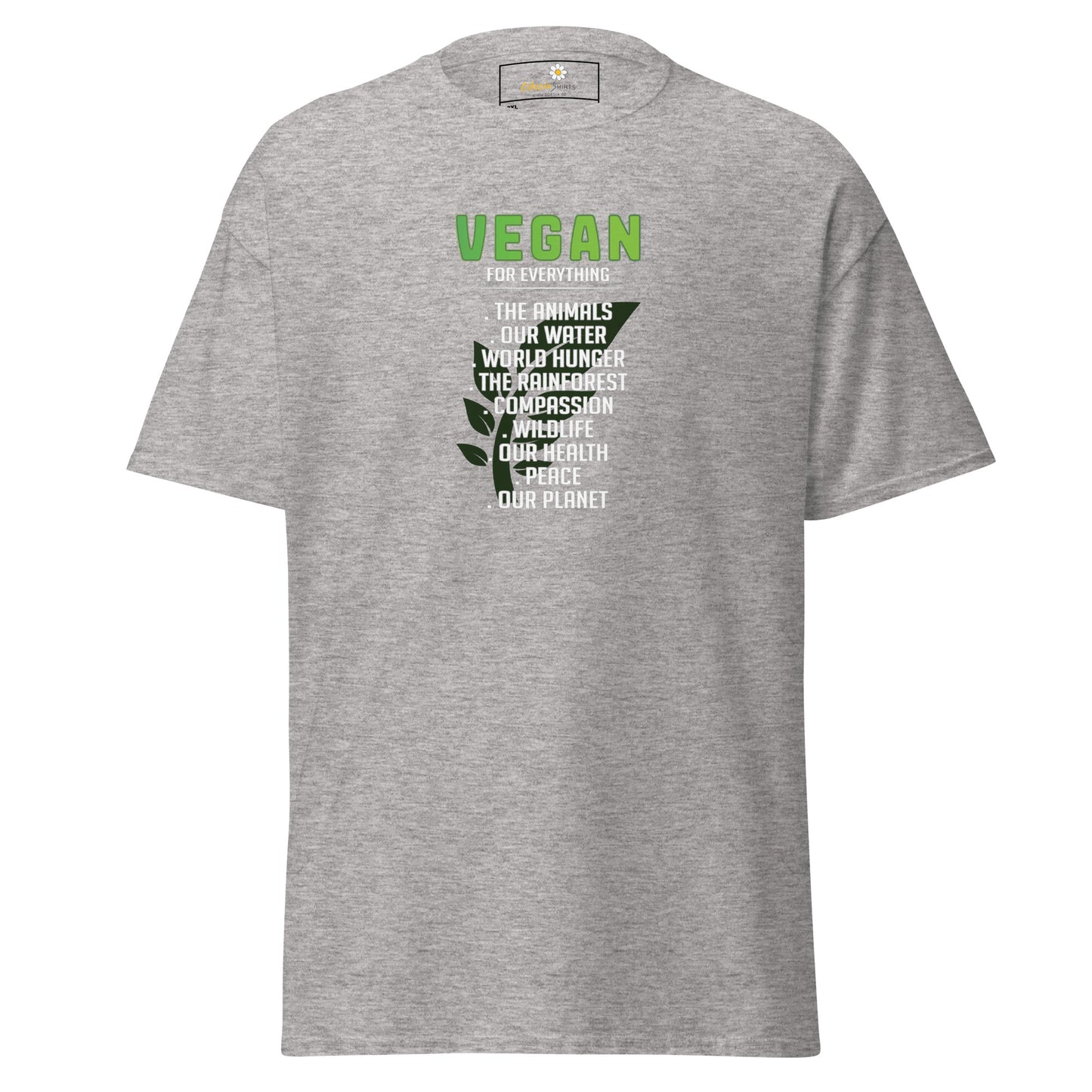 Unisex classic t-shirt - ECOVEGAN REASONS - BIG