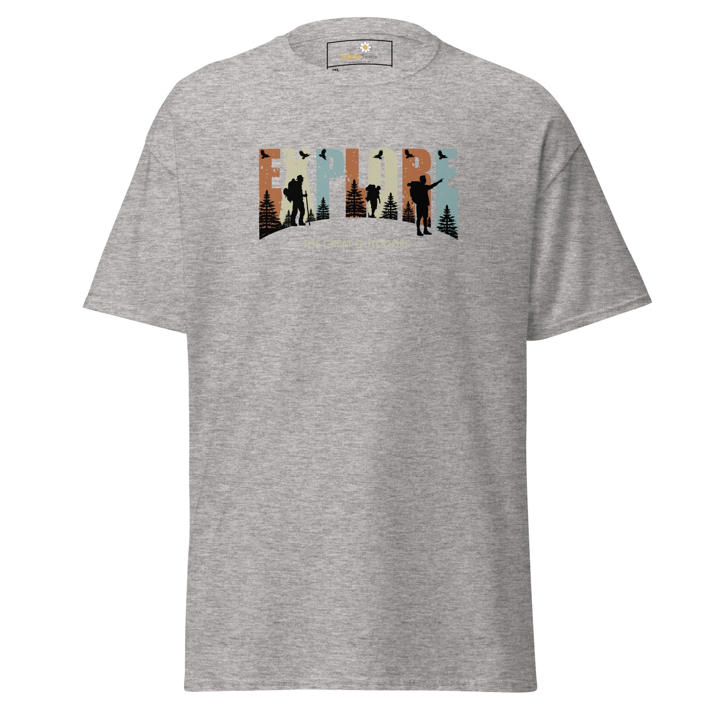 Unisex classic t-shirt - ADVENTURE EXPLORE THE GREAT OUTDOORS - BIG