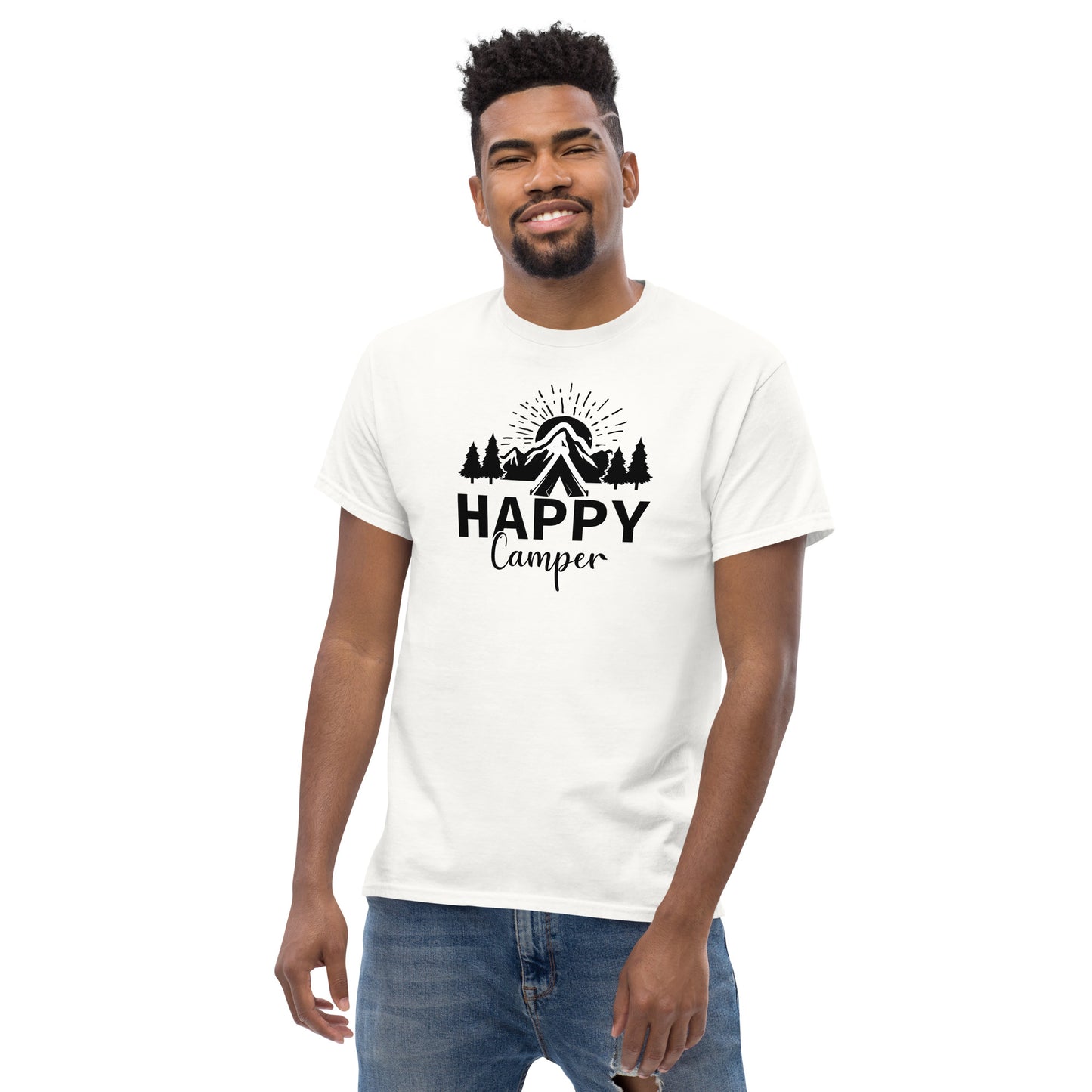 Unisex classic t-shirt - ADVENTURE HAPPY MOUNTAIN - BIG