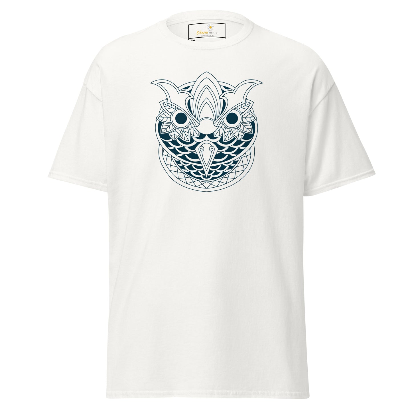 T-shirt classique pour homme - WILDLIFE OWL ABSTRACT - BIG