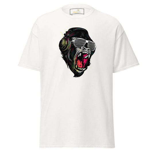 T-shirt classique pour homme - WILDLIFE GORILLA SCREAM - BIG