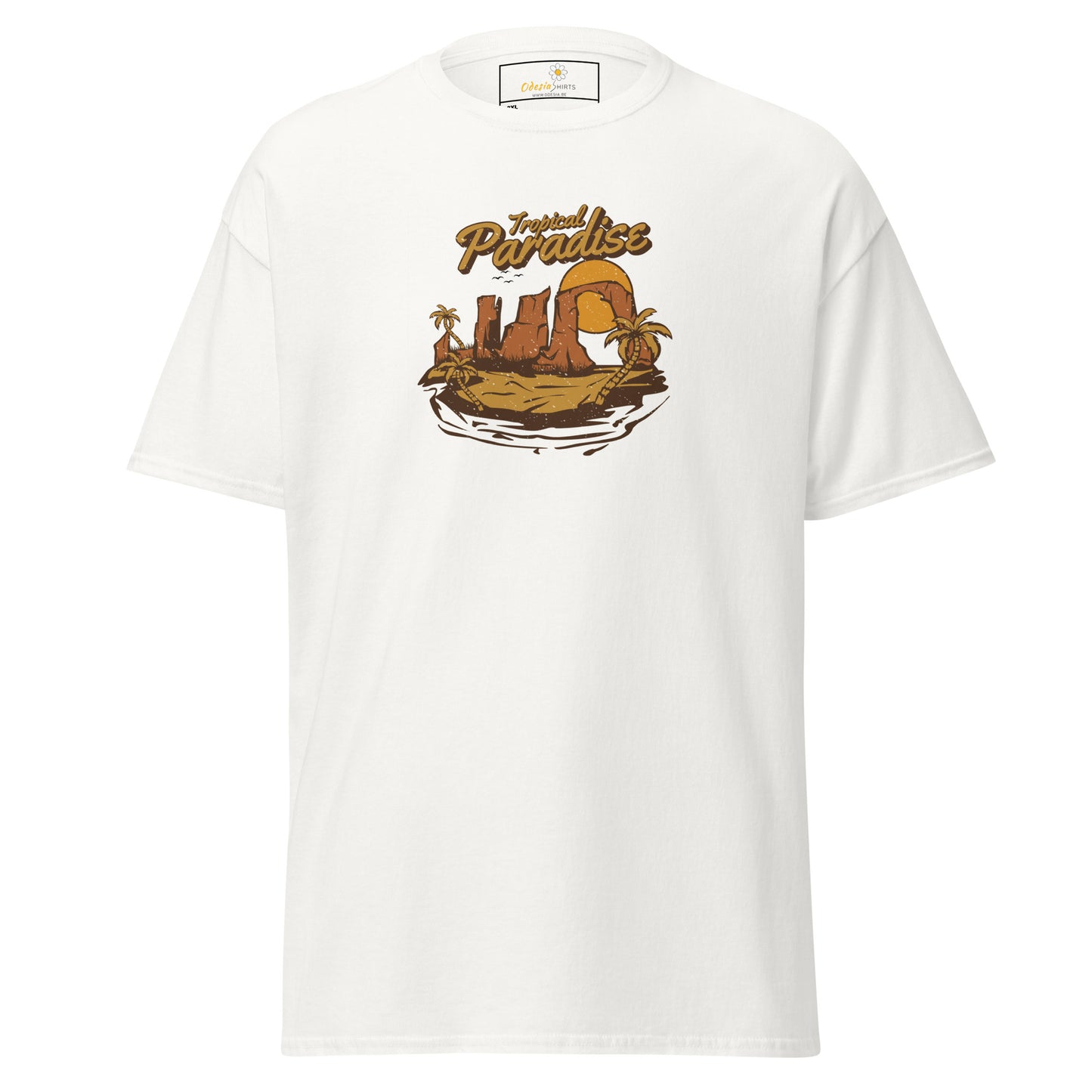 T-shirt classique homme - SUMMER TROPICAL PARADISE - BIG