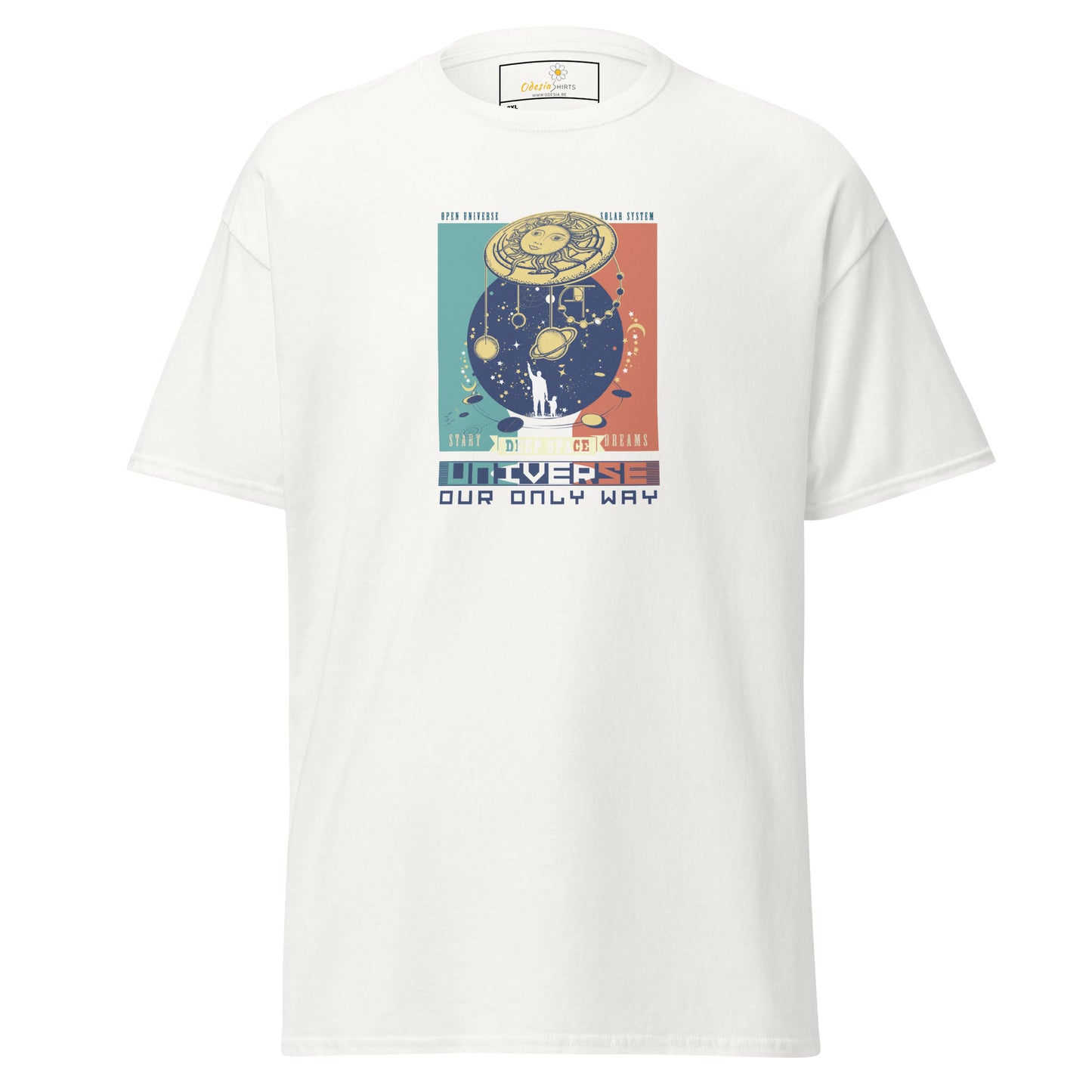 Unisex classic t-shirt - ADVENTURE UNIVERSE OUR ONLY WAY - BIG