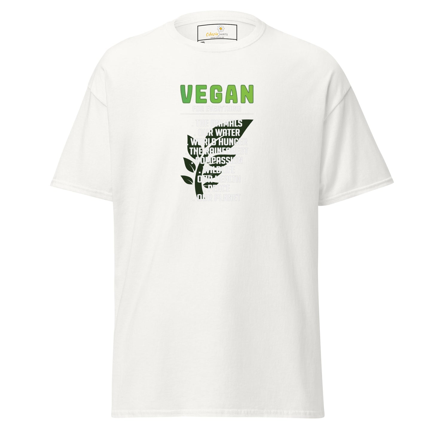Unisex classic t-shirt - ECOVEGAN REASONS - BIG