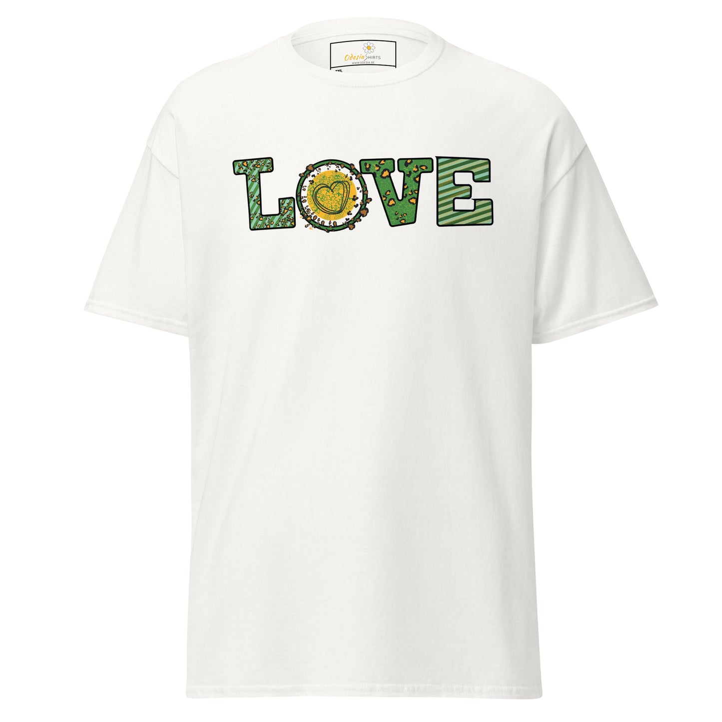 Unisex classic t-shirt - TEXT LOVE - BIG