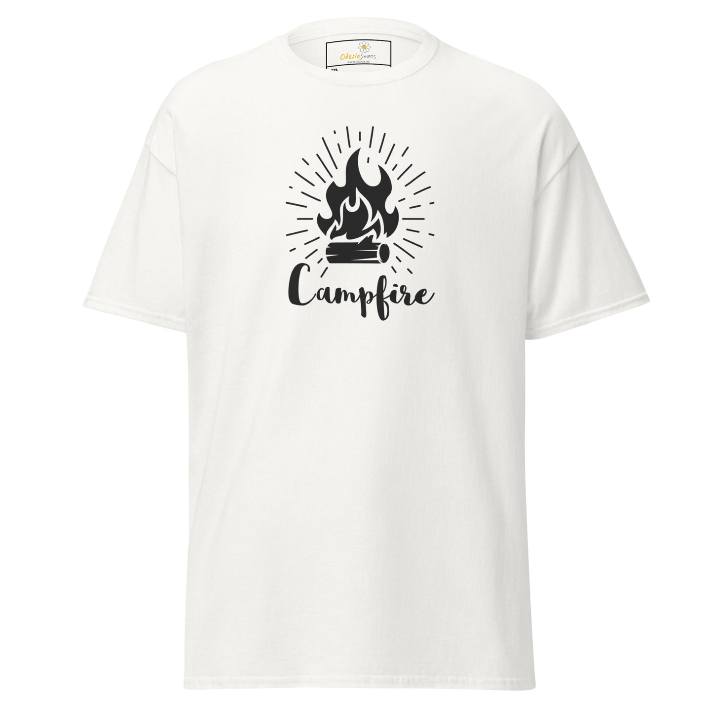 Unisex classic t-shirt - ADVENTURE CAMPFIRE - BIG