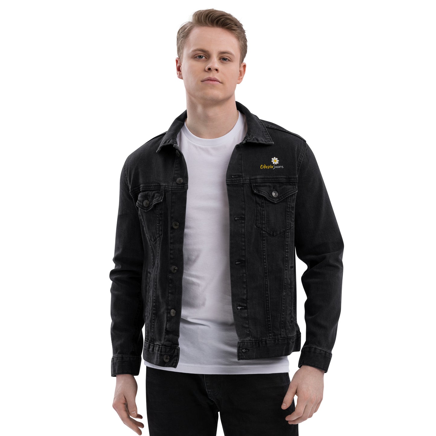 Odesia's Unisex denim jacket
