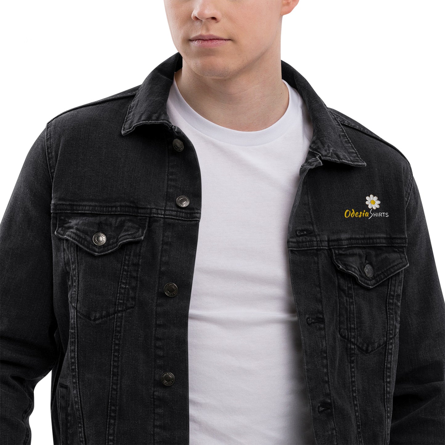 Odesia's Unisex denim jacket