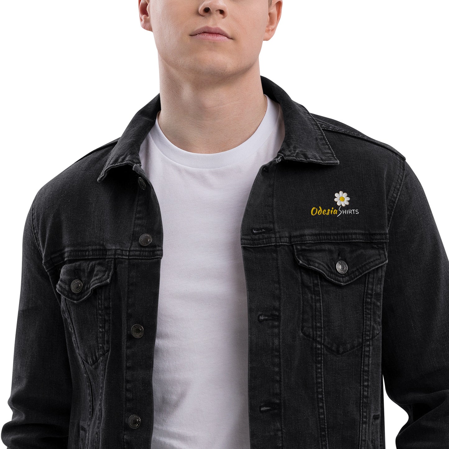 Odesia's Unisex denim jacket