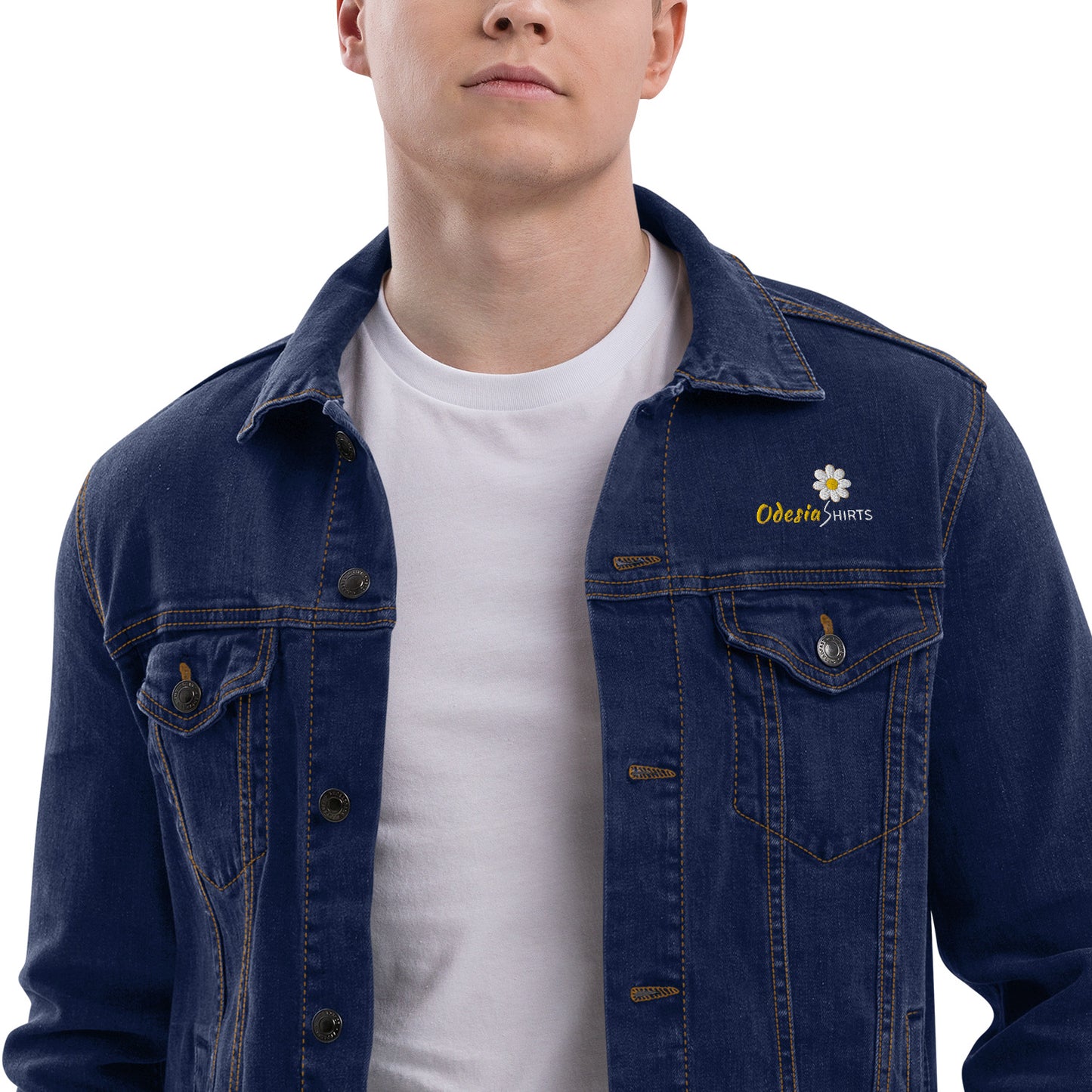 Odesia's Unisex denim jacket